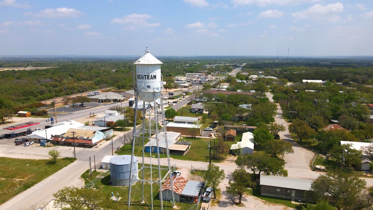 Bertram aerial with water tower